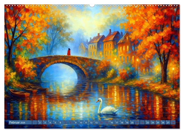 Produktbild: Spaziergang durch Farben und Licht (Wandkalender 2026 DIN A2 quer), CALVENDO Monatskalender