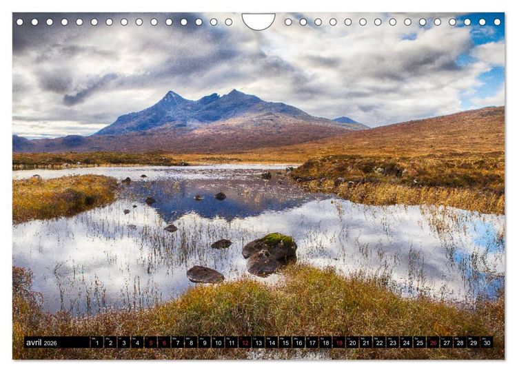 Produktbild: HIGHLAND, Lumi&egrave;res d'Ecosse (Calendrier mural 2026 DIN A4 vertical), CALVENDO calendrier mensuel