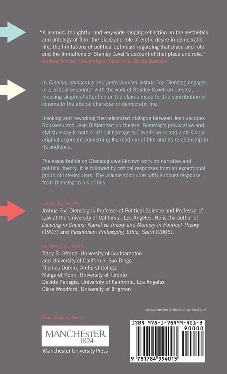 Produktbild: Cinema, democracy and perfectionism