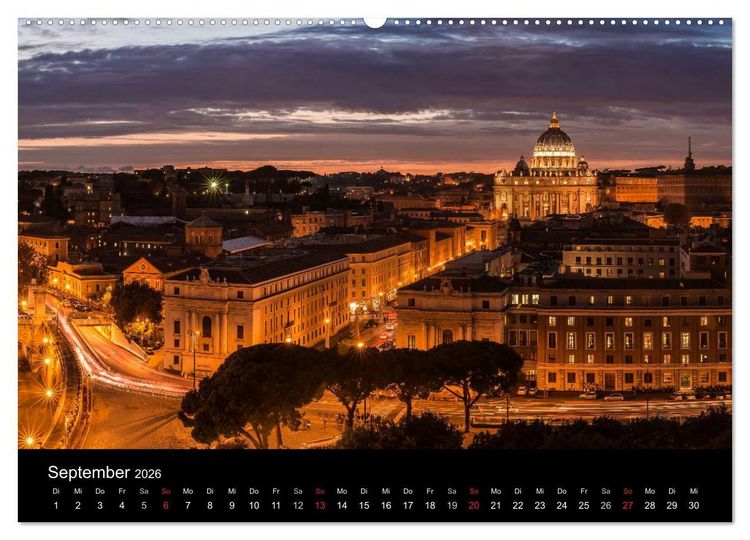 Produktbild: Rom - Impressionen aus der ewigen Stadt (Wandkalender 2026 DIN A2 quer), CALVENDO Monatskalender