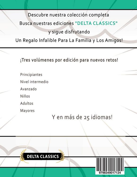 Produktbild: SOPA DE LETRAS EN ESPA&Ntilde;OL PARA ADULTOS - GENIAL! VOL.1 - DELTA CLASSICS
