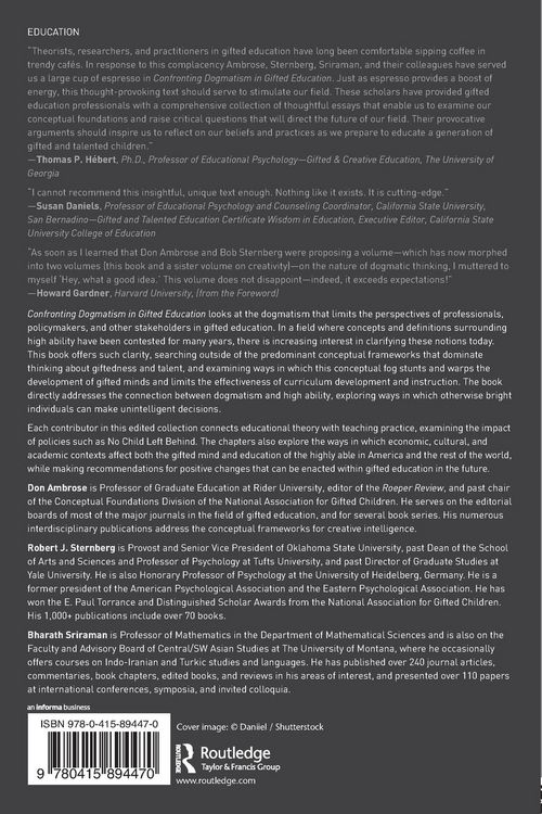 Produktbild: Confronting Dogmatism in Gifted Education