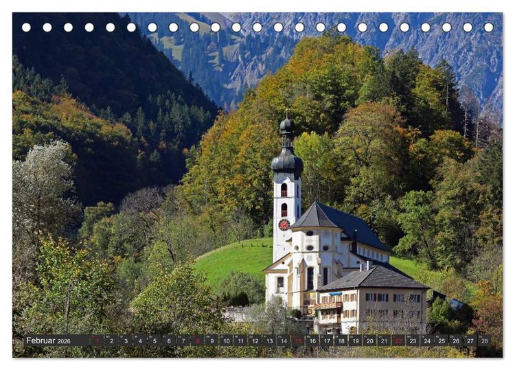 Produktbild: Vorarlberg in &Ouml;sterreich (Tischkalender 2026 DIN A5 quer), CALVENDO Monatskalender