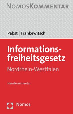Produktbild: Informationsfreiheitsgesetz Nordrhein-Westfalen