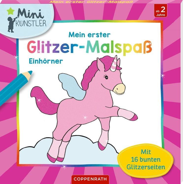 Produktbild: Mein erster Glitzer-Malspa&szlig; - Einh&ouml;rner