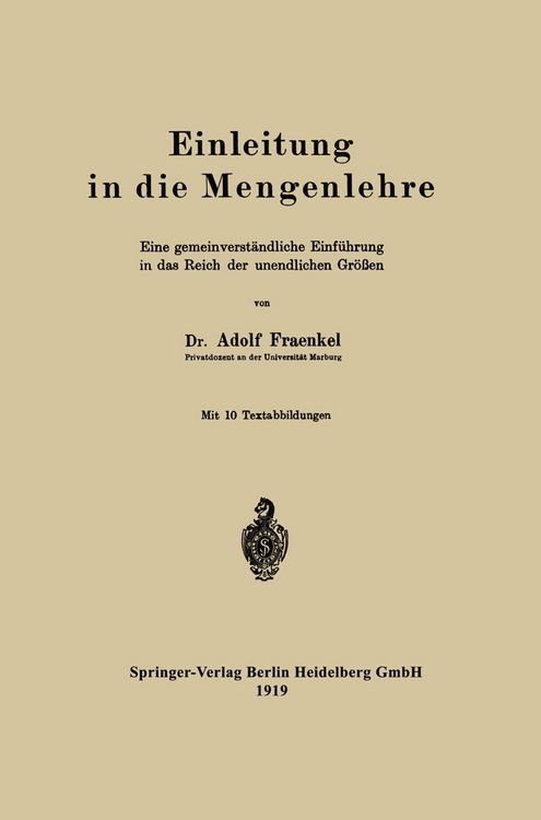 Produktbild: Einleitung in die Mengenlehre