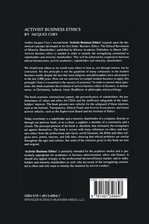 Produktbild: Activist Business Ethics