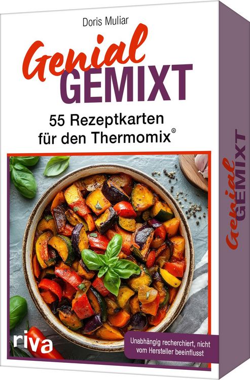 Produktbild: Genial gemixt &ndash; 55 Rezeptkarten f&uuml;r den Thermomix&reg;