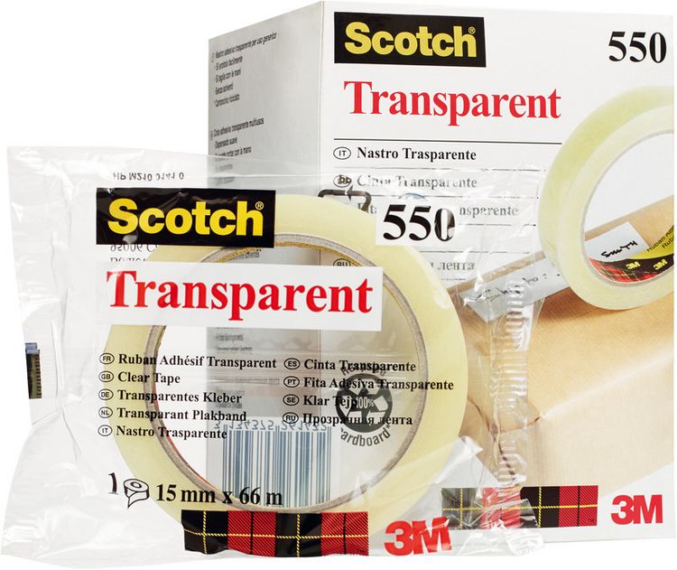 Produktbild: Scotch&reg; Klebeband transparent, 19 mm x 66 m