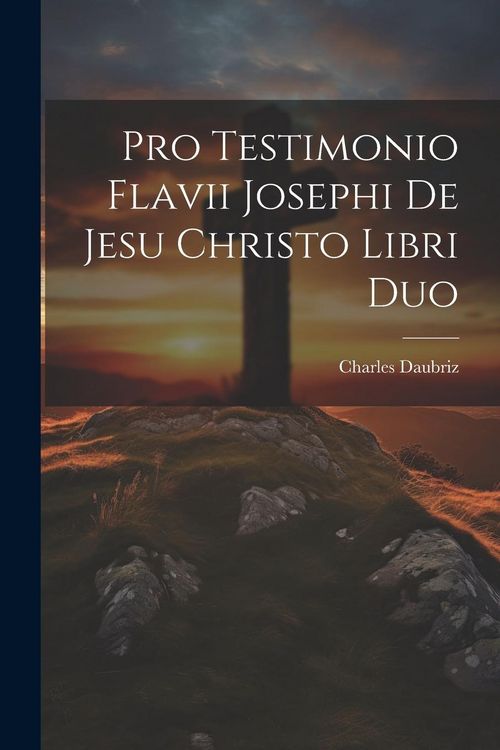 Produktbild: Pro Testimonio Flavii Josephi De Jesu Christo Libri Duo