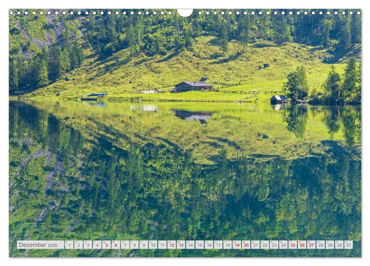 Produktbild: Malerische Seen in Bayern (Wandkalender 2026 DIN A3 quer), CALVENDO Monatskalender