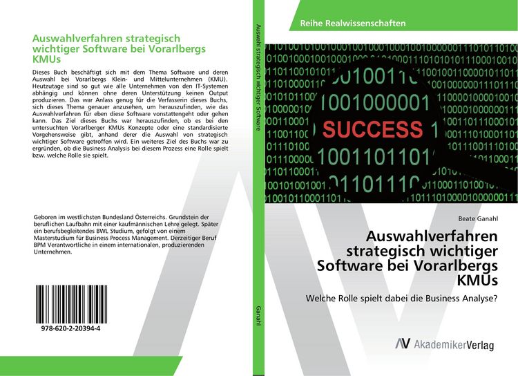 Produktbild: Auswahlverfahren strategisch wichtiger Software bei Vorarlbergs KMUs
