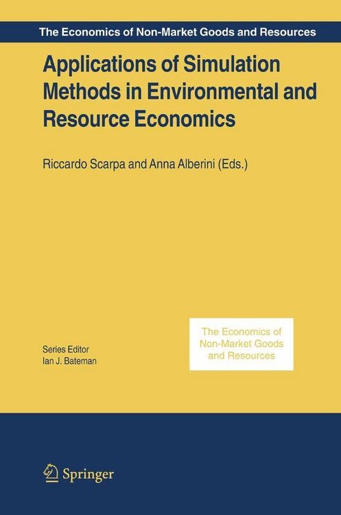 Produktbild: Applications of Simulation Methods in Environmental and Resource Economics