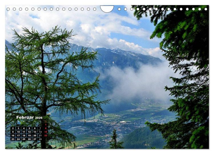 Produktbild: Unterwegs in Tirol (Wandkalender 2026 DIN A4 quer), CALVENDO Monatskalender