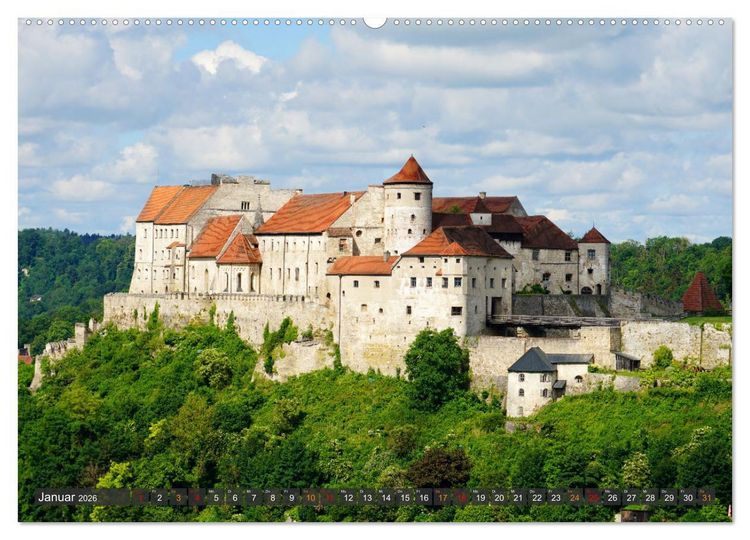 Produktbild: Ausflug Burg Burghausen (Wandkalender 2026 DIN A2 quer), CALVENDO Monatskalender