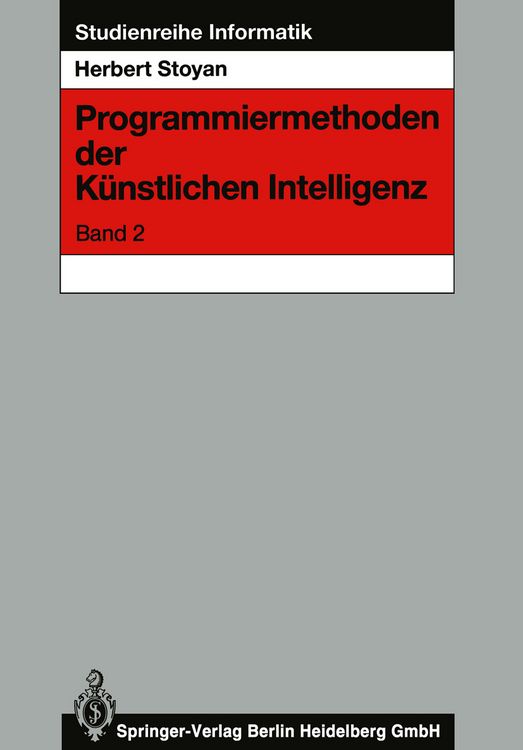 Produktbild: Programmiermethoden der K&uuml;nstlichen Intelligenz
