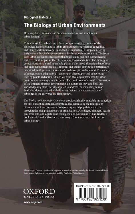 Produktbild: The Biology of Urban Environments