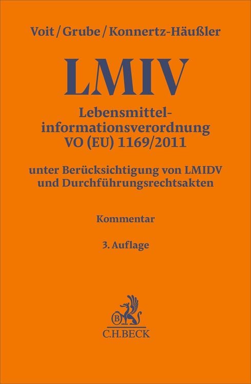 Produktbild: Lebensmittelinformationsverordnung. LMIV