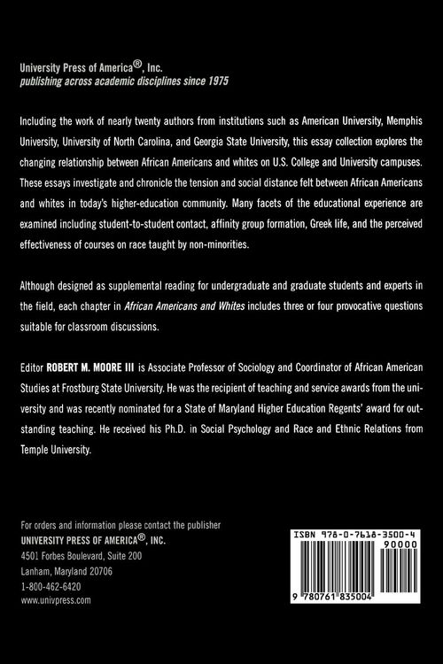 Produktbild: African Americans and Whites