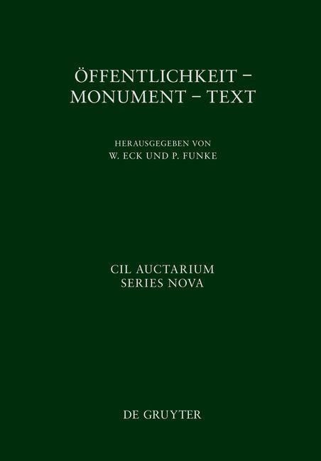 Produktbild: &Ouml;ffentlichkeit - Monument - Text