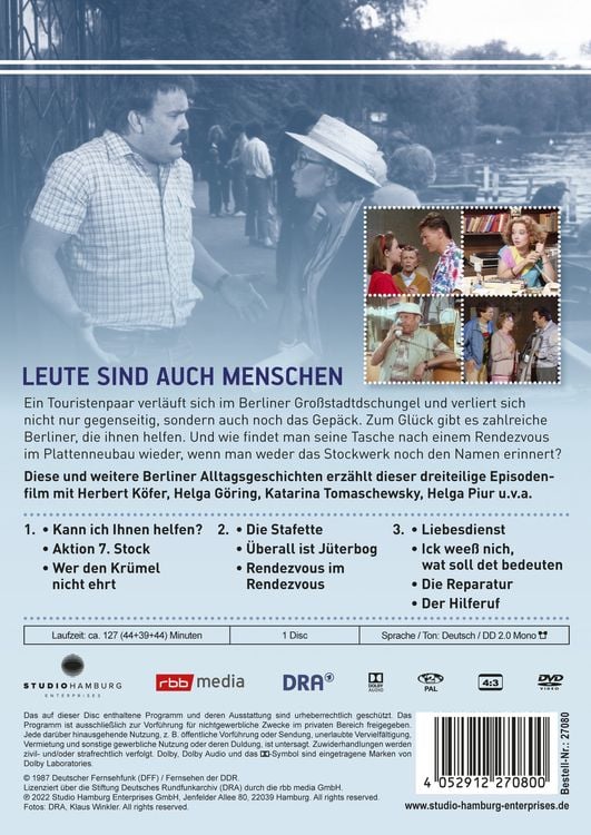 Produktbild: Leute sind auch Menschen (DDR TV-Archiv)