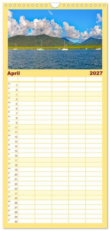 Produktbild: Familienplaner 2027 - Faszination Australien - eine Traumreise mit 5 Spalten (Wandkalender, 21 x 45 cm) CALVENDO