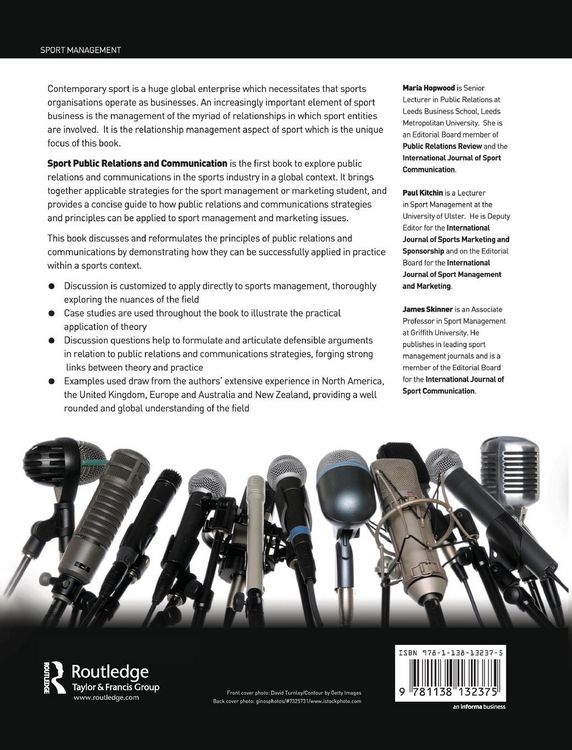 Produktbild: Sport Public Relations and Communication