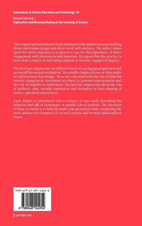 Produktbild: Exploration and Meaning Making in the Learning of Science