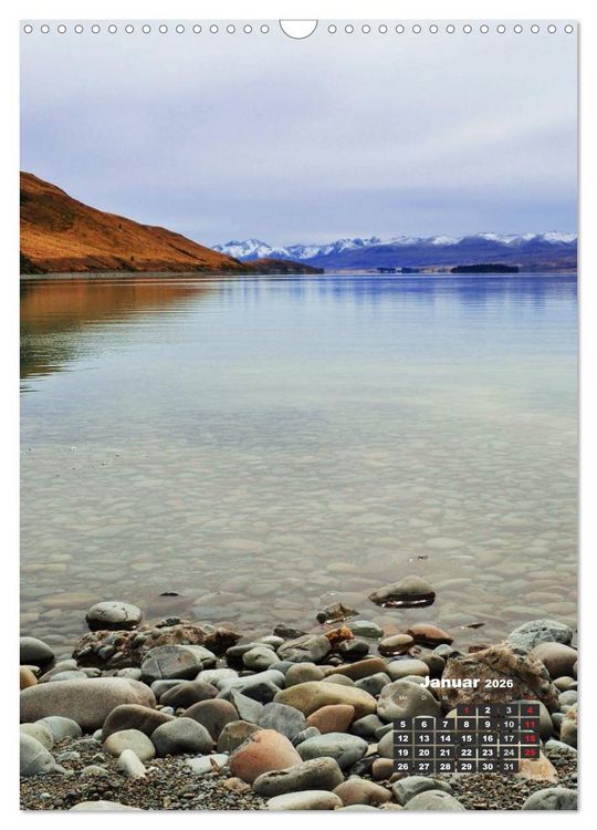 Produktbild: Reise durch Neuseeland (Wandkalender 2026 DIN A3 hoch), CALVENDO Monatskalender