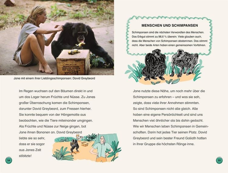 Produktbild: SUPERLESER! Jane Goodall. Ein Leben mit den Schimpansen