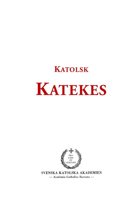 Produktbild: Katolsk katekes