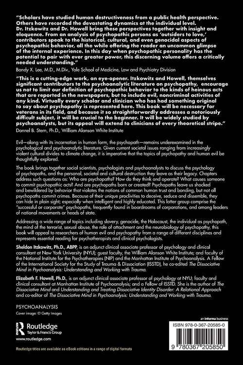 Produktbild: Psychoanalysts, Psychologists and Psychiatrists Discuss Psychopathy and Human Evil
