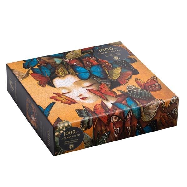 Produktbild: Madame Butterfly 1000 Piece Jigsaw Puzzle by Paperblanks (Esprit de Lacombe)