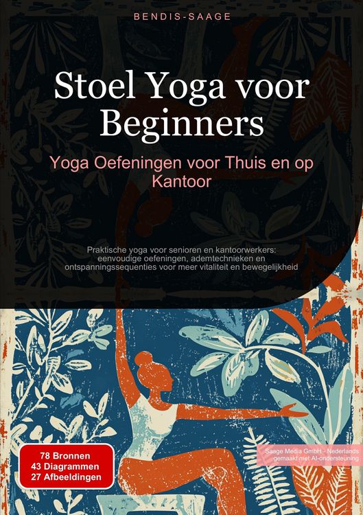 Produktbild: Stoel Yoga voor Beginners: Yoga Oefeningen voor Thuis en op Kantoor