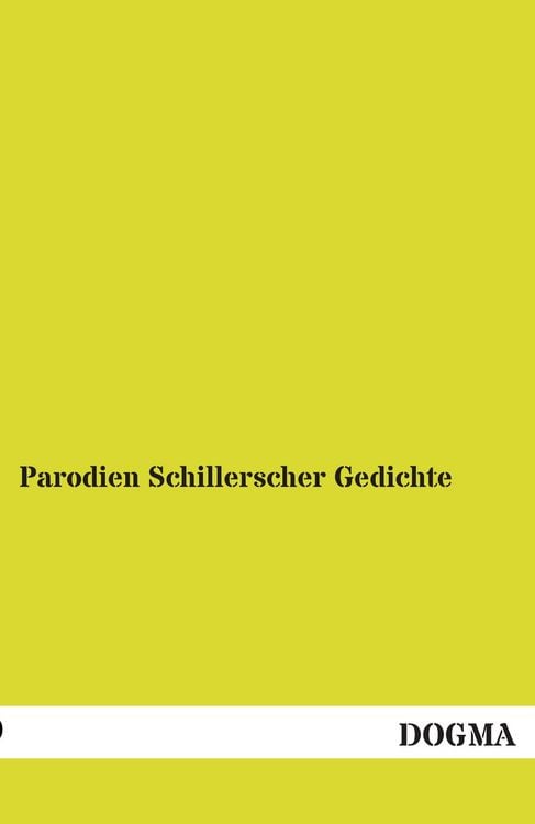 Produktbild: Parodien Schillerscher Gedichte