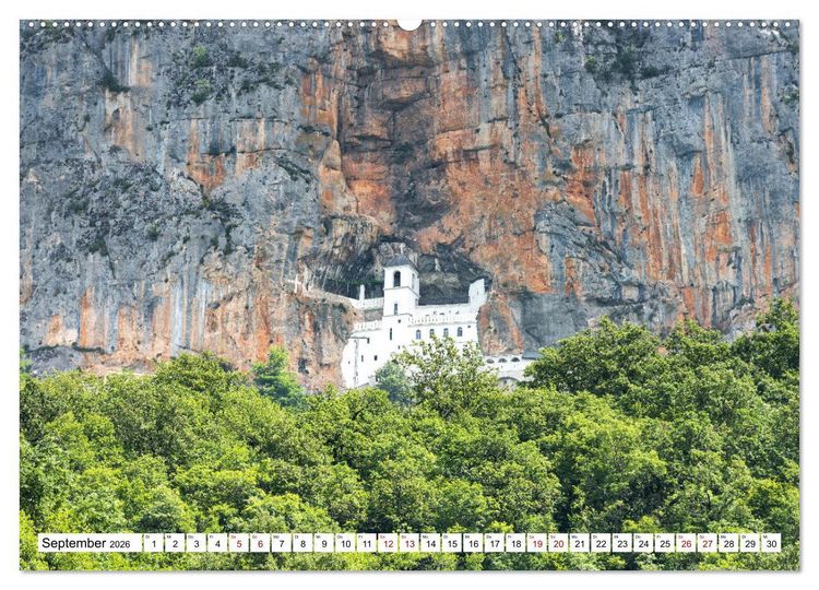 Produktbild: Montenegro - Das Land der schwarzen Berge (Wandkalender 2026 DIN A2 quer), CALVENDO Monatskalender