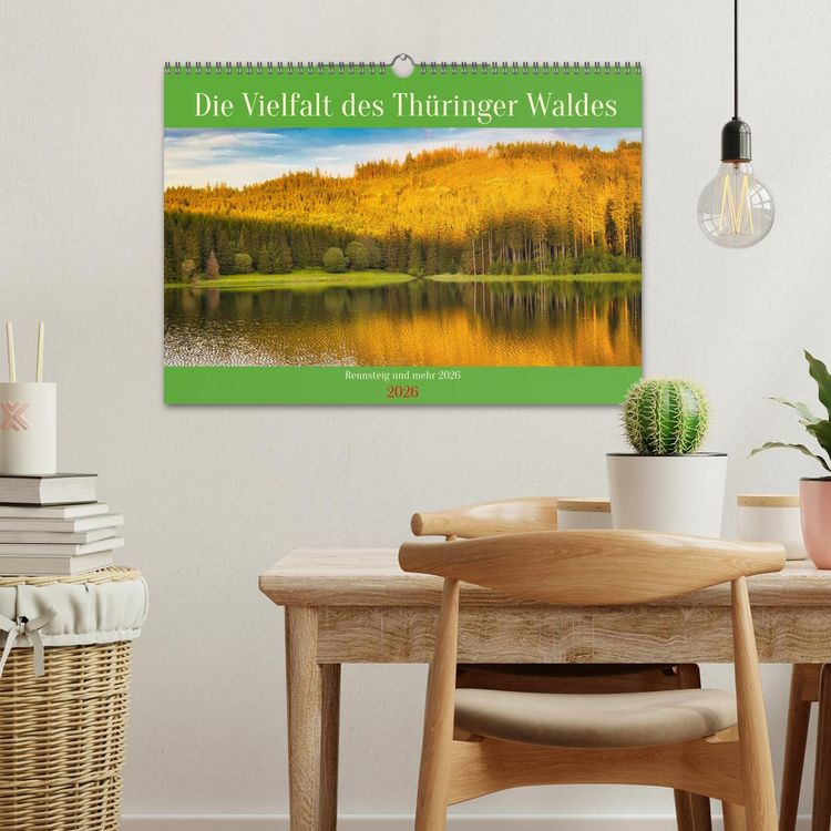 Produktbild: Die Vielfalt des Th&uuml;ringer Waldes (Wandkalender 2026 DIN A3 quer), CALVENDO Monatskalender