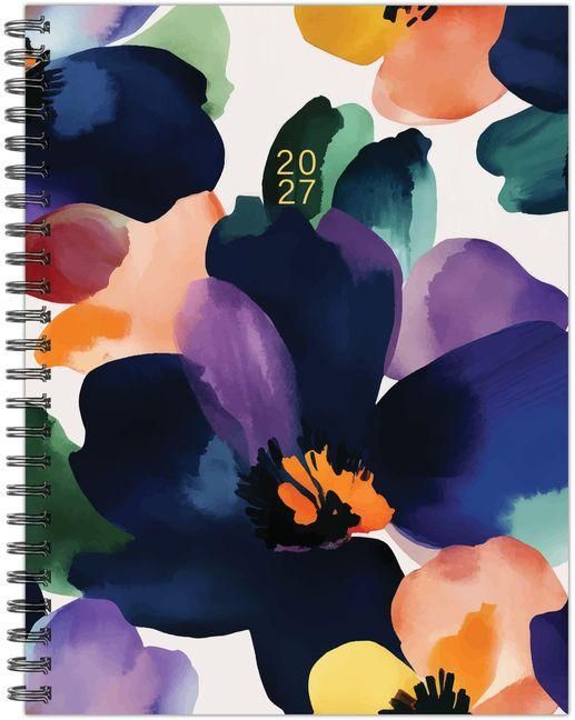 Produktbild: Moody Blooms 2027 6.5x8.5 Weekly Monthly Softcover Planner