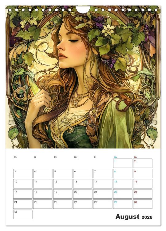 Produktbild: Eleganz der Epoche (Wandkalender 2026 DIN A4 hoch), CALVENDO Monatskalender
