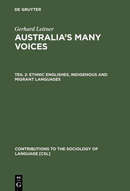 Produktbild: Ethnic Englishes, Indigenous and Migrant Languages