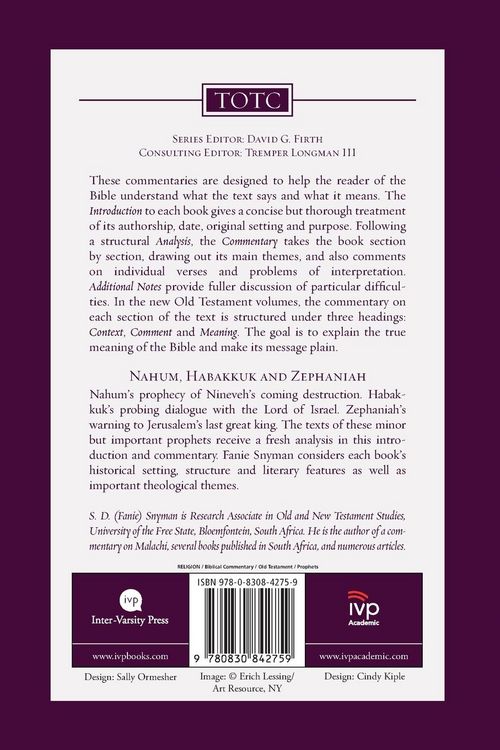Produktbild: Nahum, Habakkuk and Zephaniah