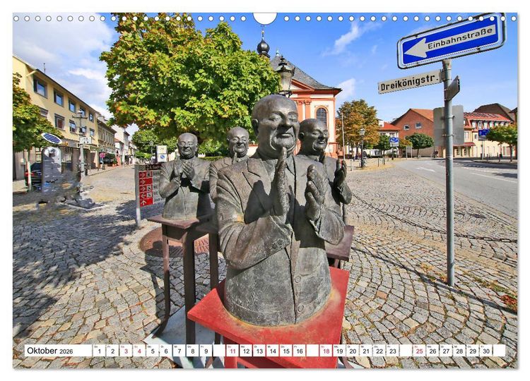 Produktbild: Sommer in Schwetzingen von Karin Vahlberg Ruf und Petrus Bodenstaff (Wandkalender 2026 DIN A3 quer), CALVENDO Monatskalender