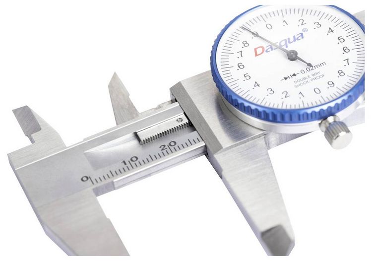 Produktbild: Dasqua DIN EN 862 1350-5005 Uhrenmessschieber 150mm