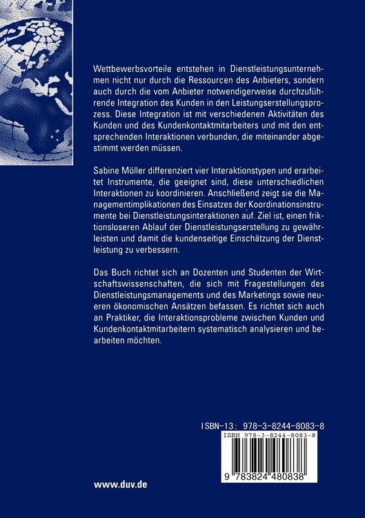 Produktbild: Interaktion bei der Erstellung von Dienstleistungen
