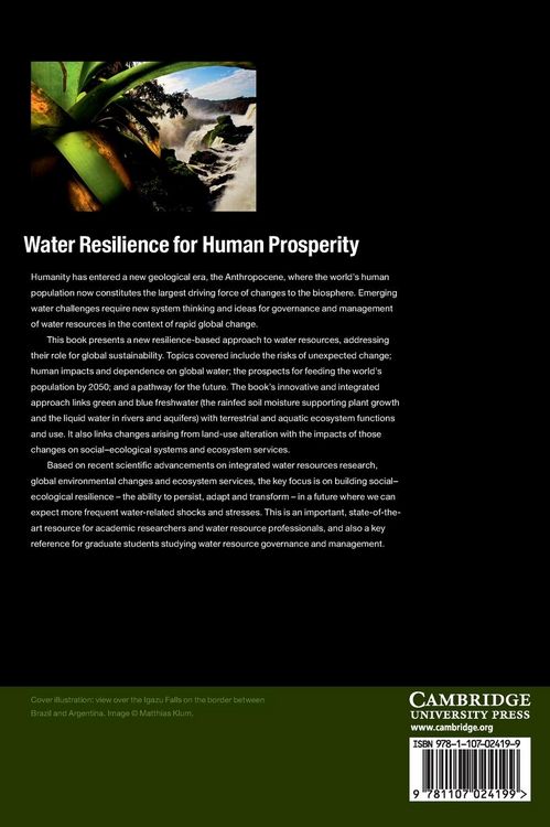 Produktbild: Water Resilience for Human Prosperity