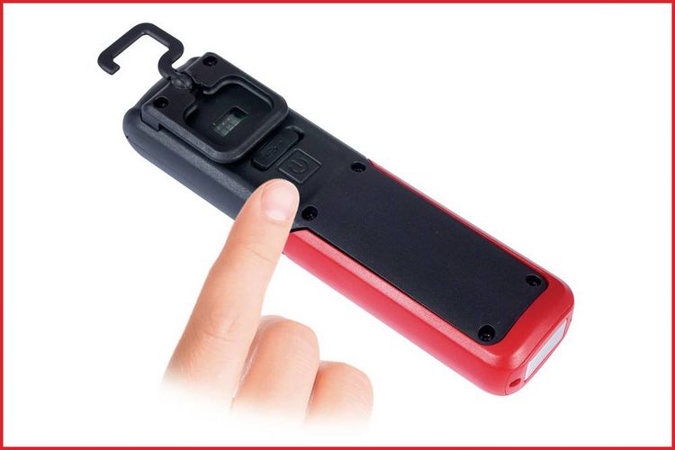 Produktbild: KS Tools 150.4495 Mobile Werkstatt-Handlampe, knickbar, 3 Watt COB LED 2021 Energieeffizienzklasse n.rel