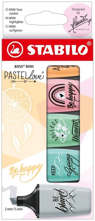 Produktbild: STABILO Textmarker BOSS MINI Pastellove 2.0