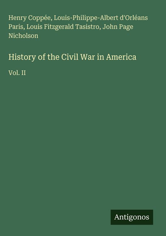 Produktbild: History of the Civil War in America