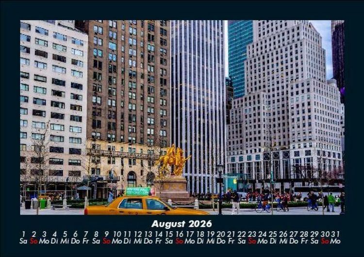 Produktbild: New York 2026 Fotokalender DIN A5