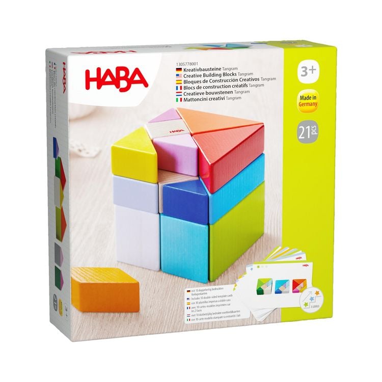 Produktbild: HABA 3D-Legespiel Tangram-W&uuml;rfel (Kinderspiel)